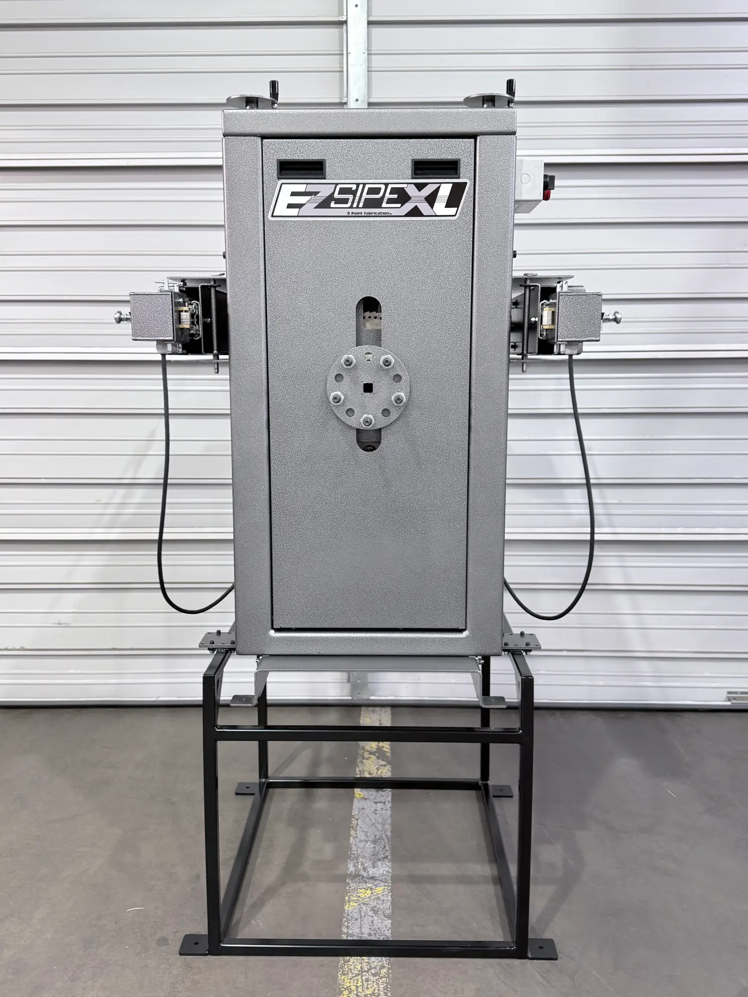 EZ siping machine for dirt tires with a stand