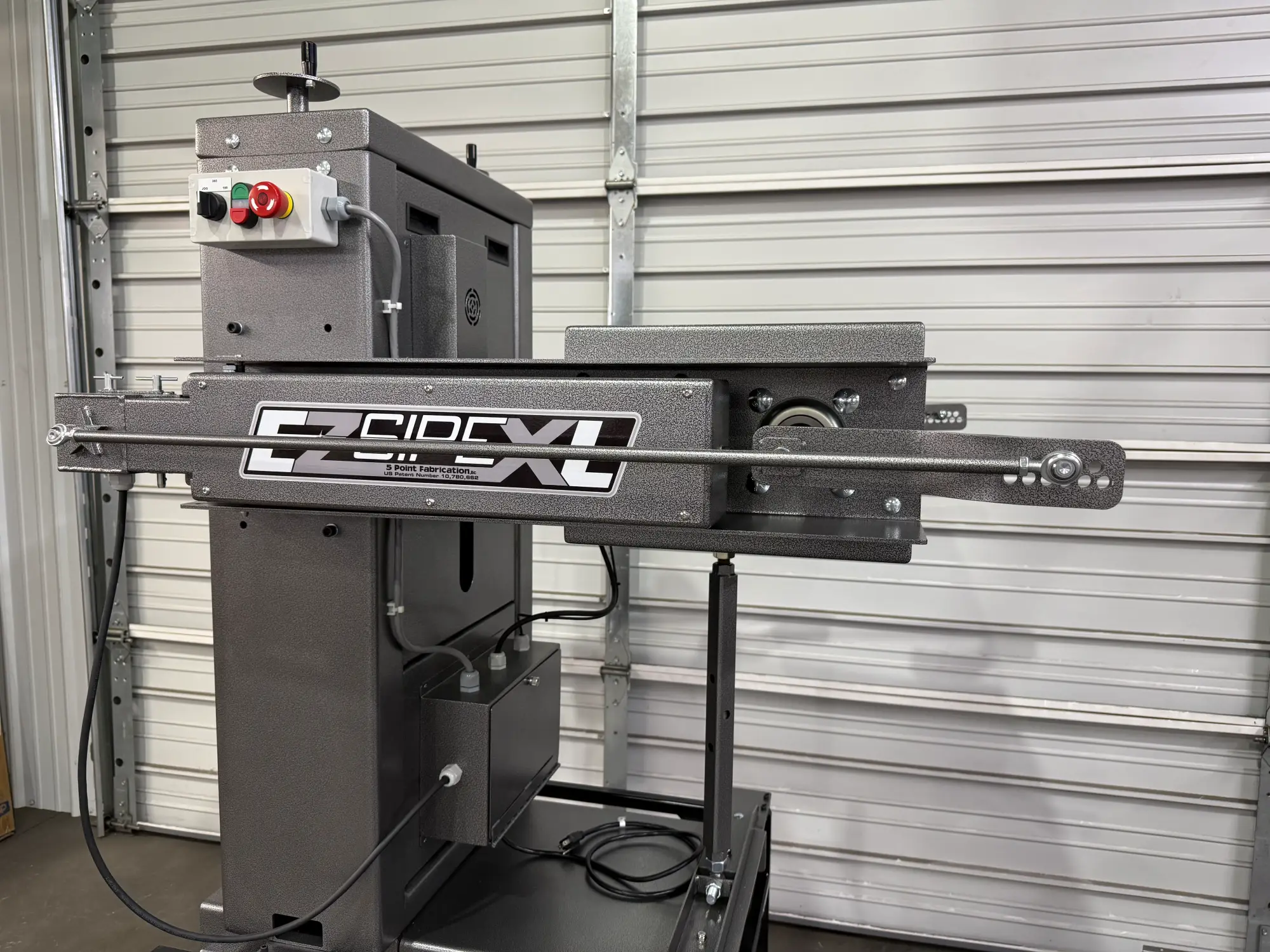 EZ sipe and grooving machine with stand for tire prep